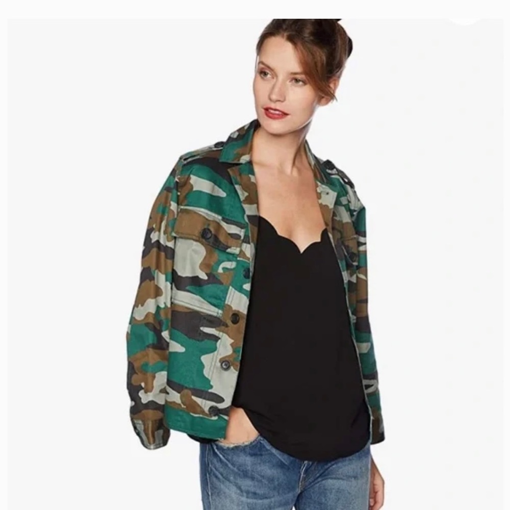 JCrew camo jacket
